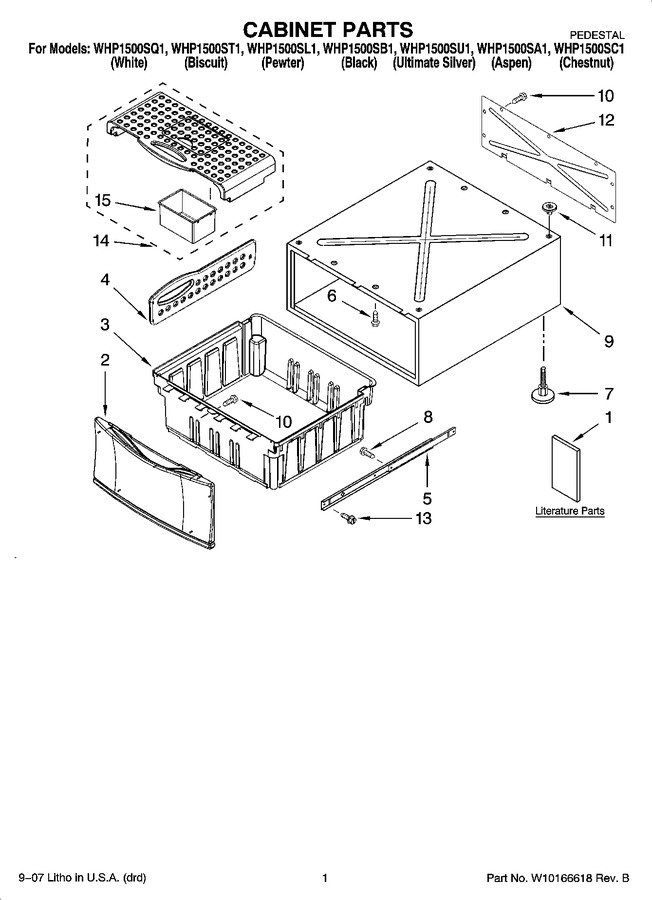 Diagram for WHP1500SA1