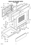 Diagram for 03 - Door And Drawer Parts