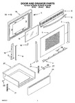 Diagram for 03 - Door And Drawer Parts