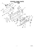 Diagram for 02 - Control Panel Parts