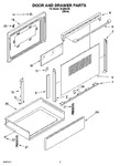 Diagram for 03 - Door And Drawer Parts