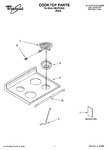 Diagram for 01 - Cooktop Parts