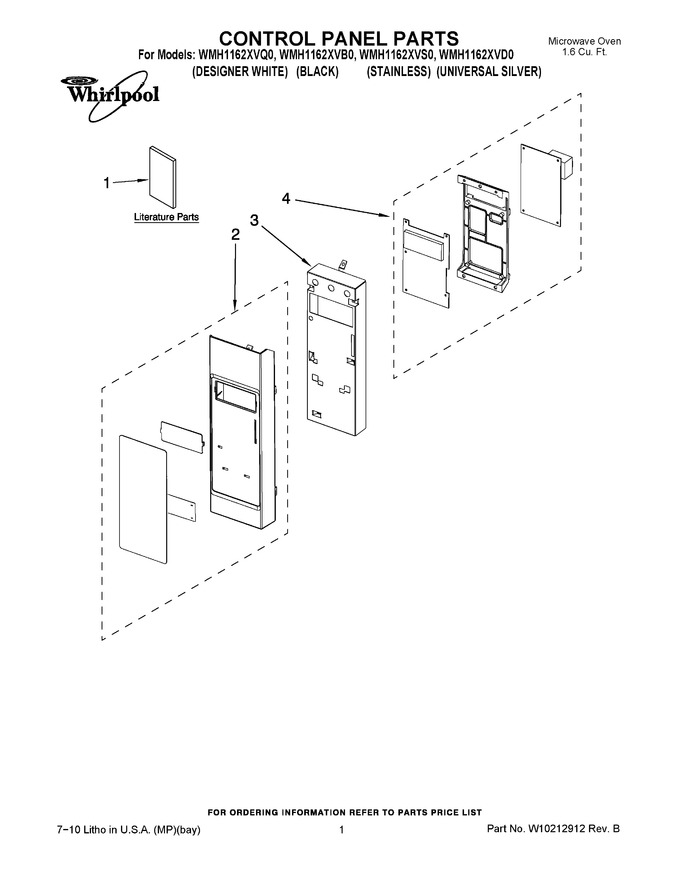 Diagram for WMH1162XVD0