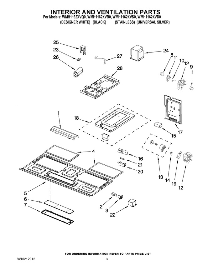 Diagram for WMH1162XVB0