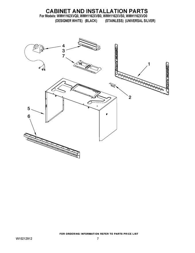 Diagram for WMH1162XVD0