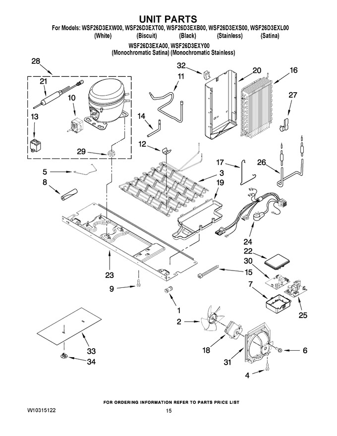 Diagram for WSF26D3EXB00