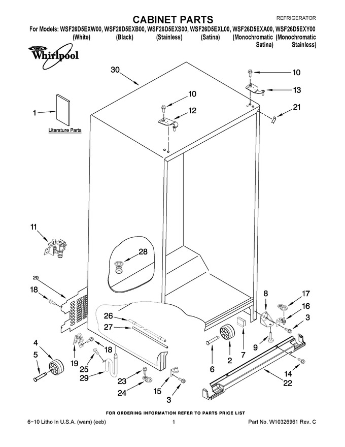 Diagram for WSF26D5EXY00
