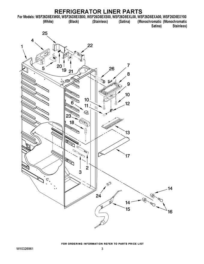 Diagram for WSF26D5EXB00