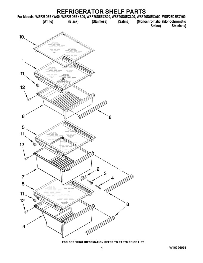 Diagram for WSF26D5EXB00
