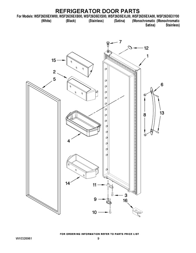 Diagram for WSF26D5EXB00
