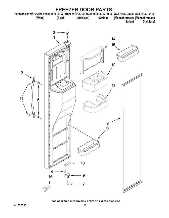 Diagram for WSF26D5EXB00
