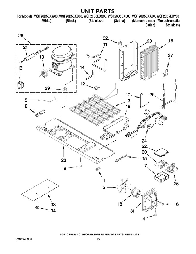 Diagram for WSF26D5EXB00
