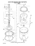Diagram for 03 - Agitator, Basket And Tub Parts