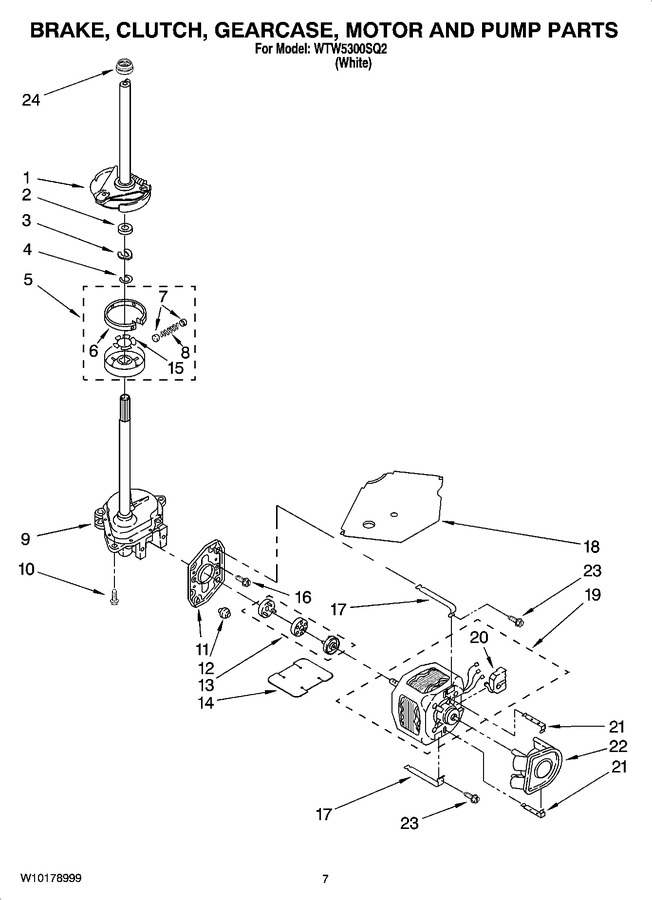 Diagram for WTW5300SQ2