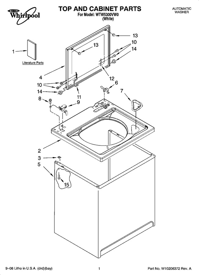 Diagram for WTW5300VW0