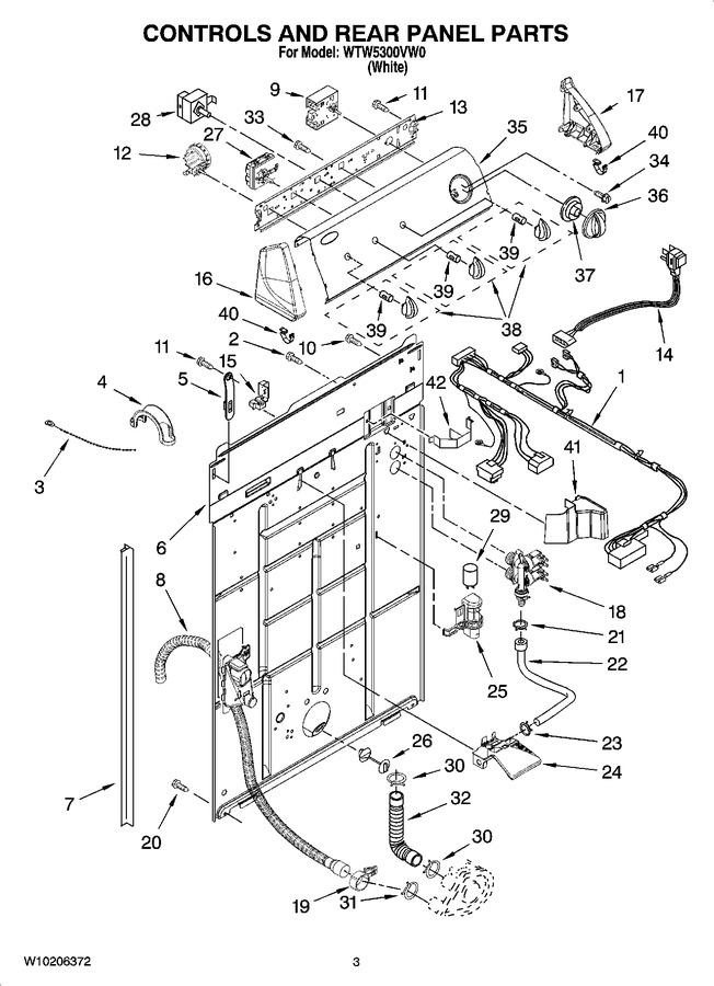 Diagram for WTW5300VW0
