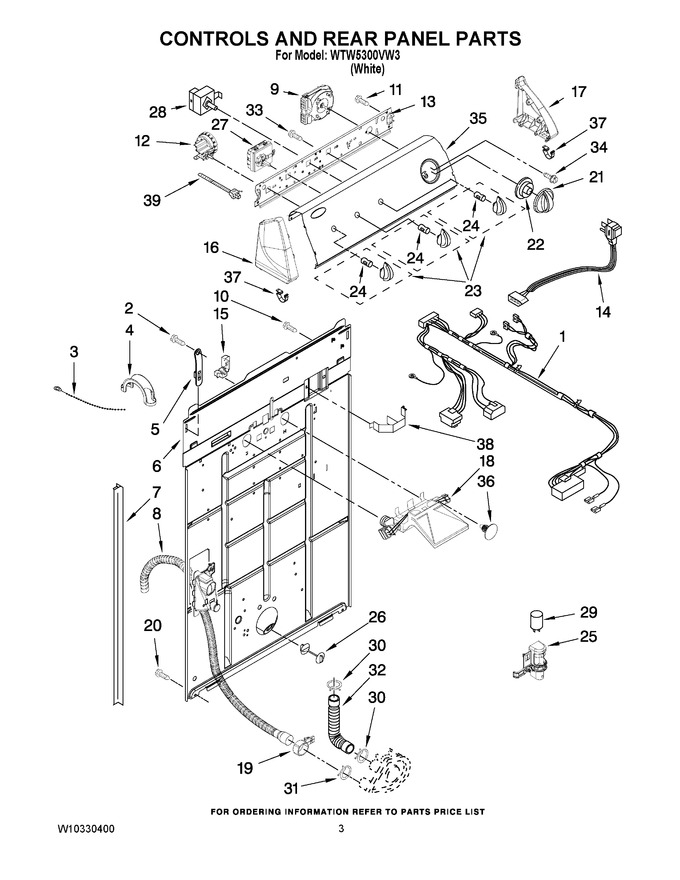 Diagram for WTW5300VW3