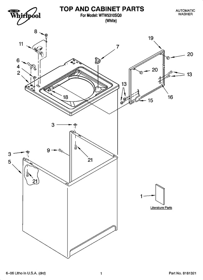 Diagram for WTW5310SQ0