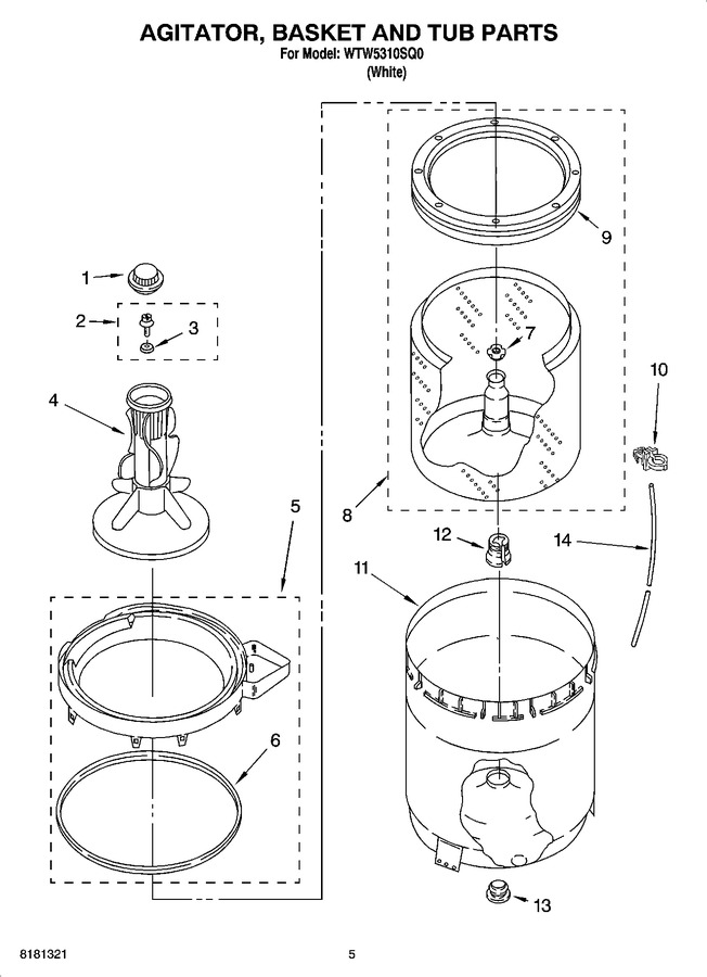 Diagram for WTW5310SQ0