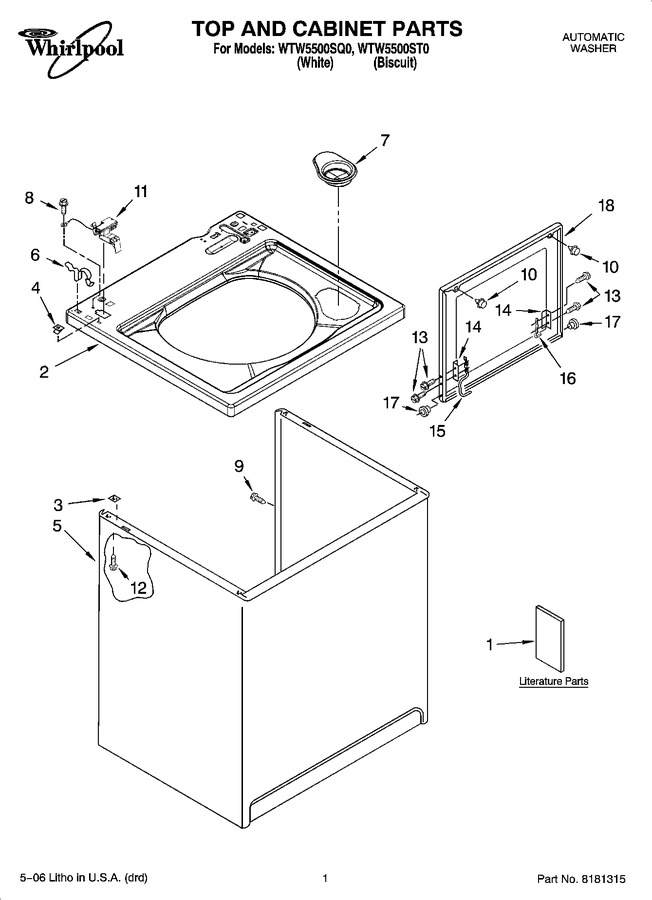 Diagram for WTW5500ST0