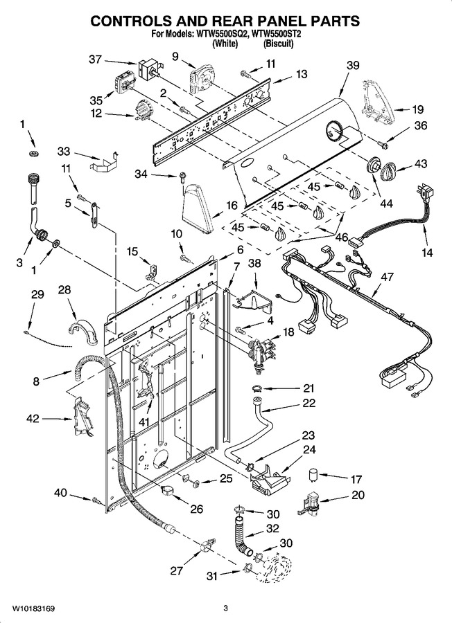 Diagram for WTW5500SQ2