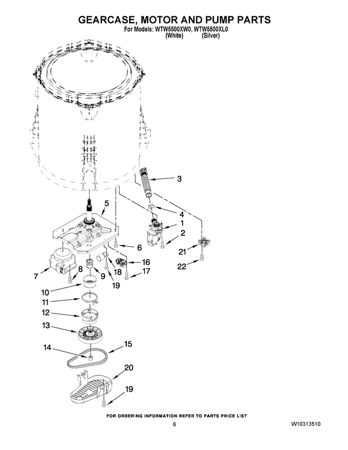 Diagram for WTW5500XL0
