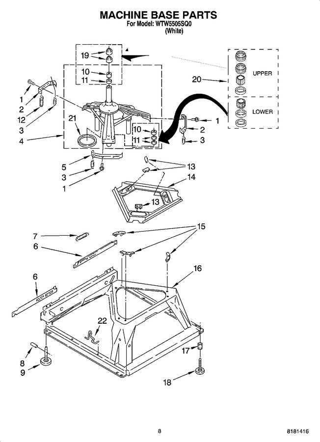 Diagram for WTW5505SQ0
