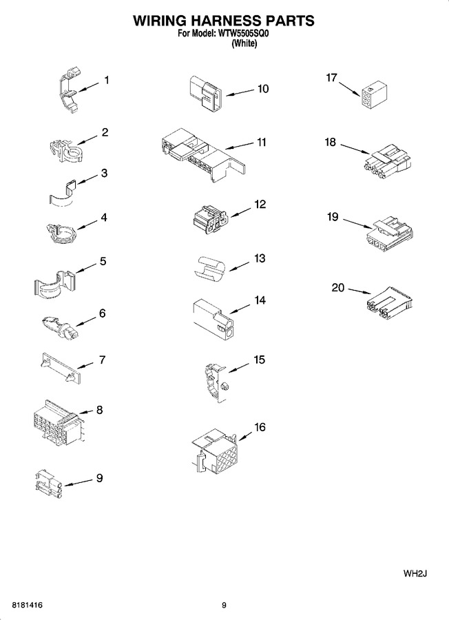 Diagram for WTW5505SQ0