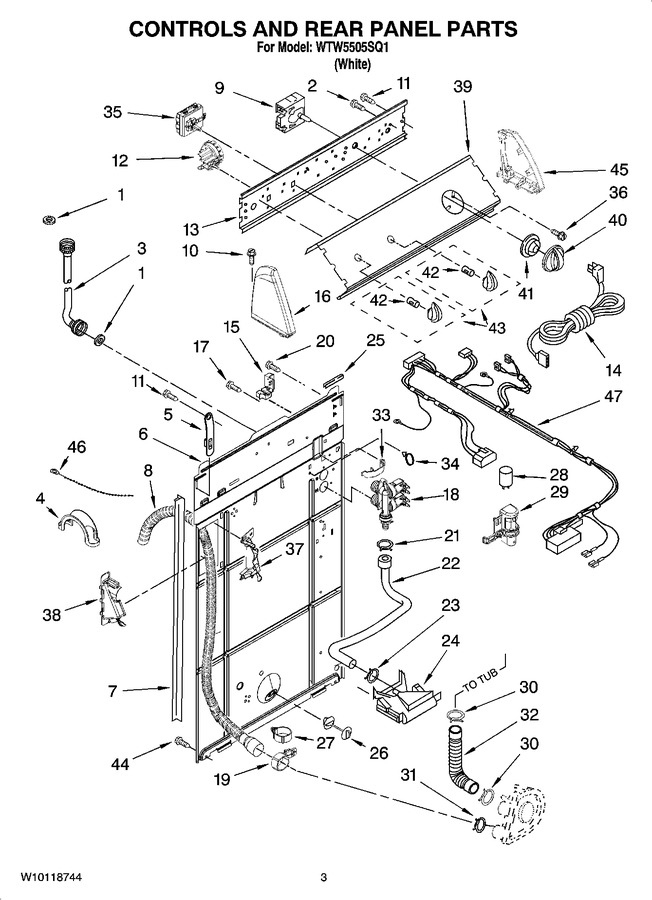 Diagram for WTW5505SQ1