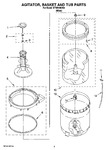 Diagram for 03 - Agitator, Basket And Tub Parts
