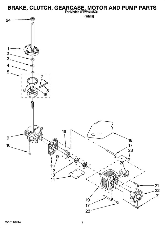 Diagram for WTW5505SQ1