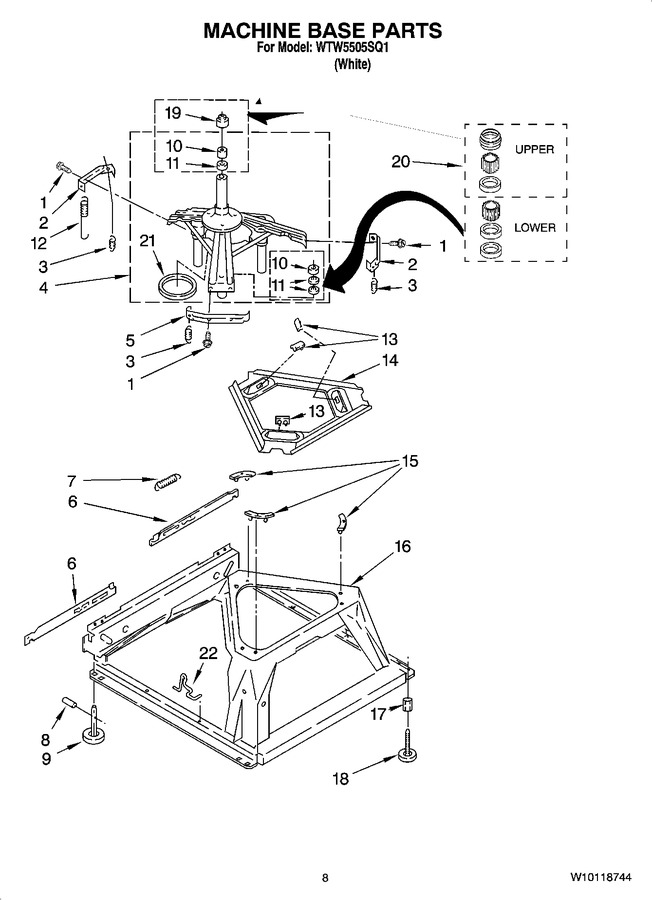 Diagram for WTW5505SQ1