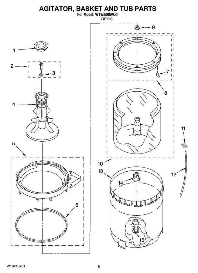 Diagram for WTW5505VQ0
