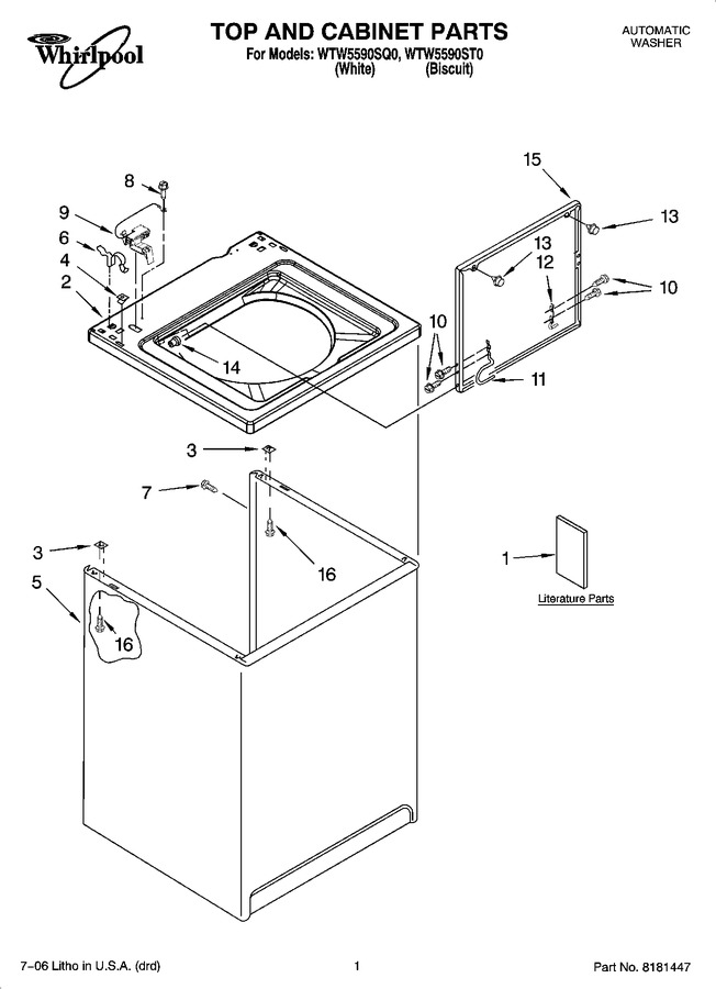 Diagram for WTW5590ST0