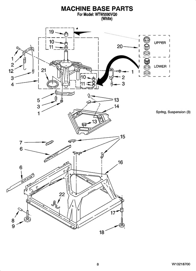Diagram for WTW5590VQ0