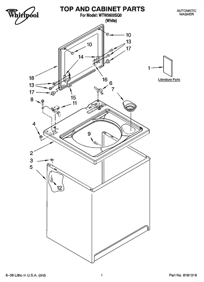 Diagram for WTW5600SQ0