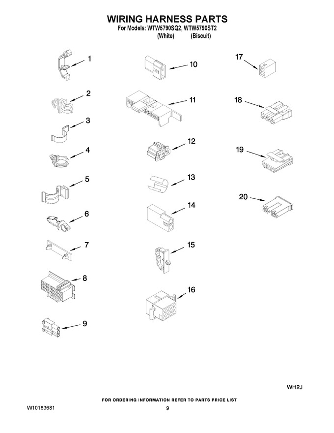 Diagram for WTW5790ST2