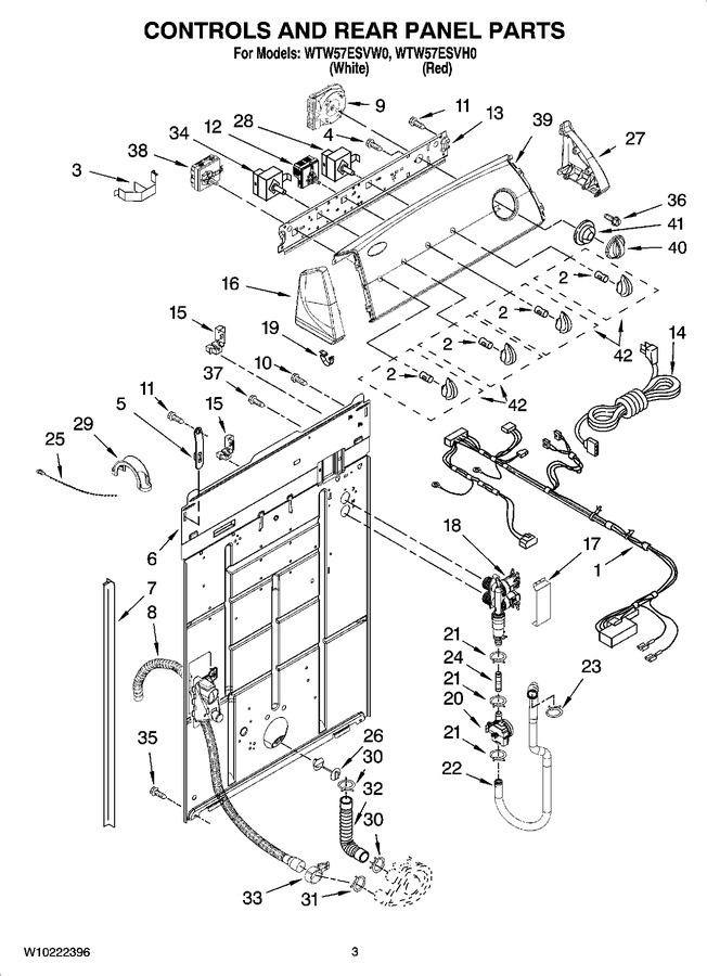 Diagram for WTW57ESVW0
