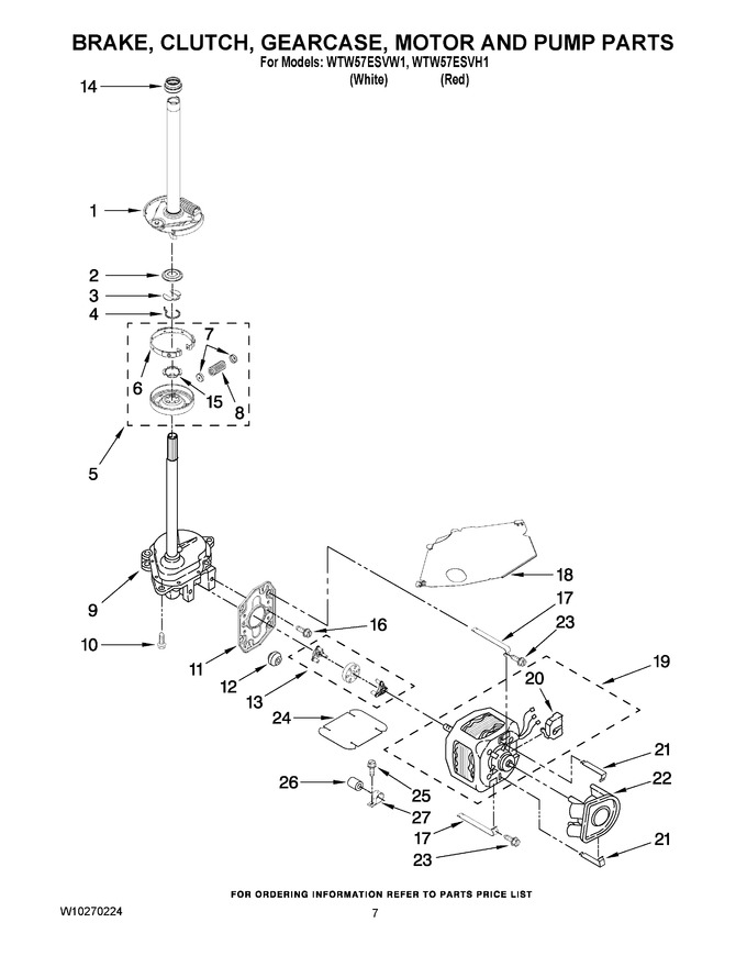 Diagram for WTW57ESVH1