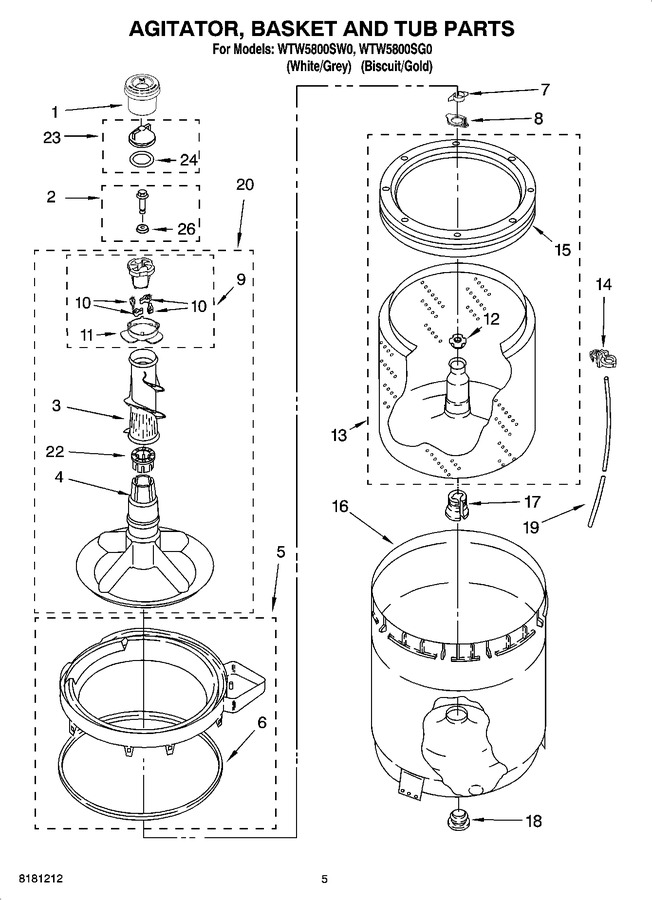 Diagram for WTW5800SW0
