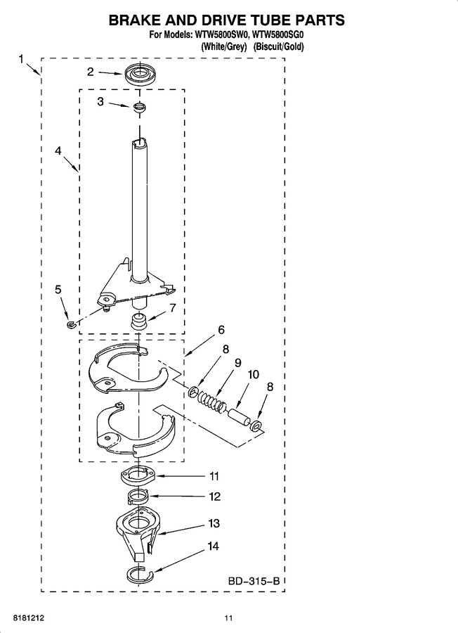 Diagram for WTW5800SW0