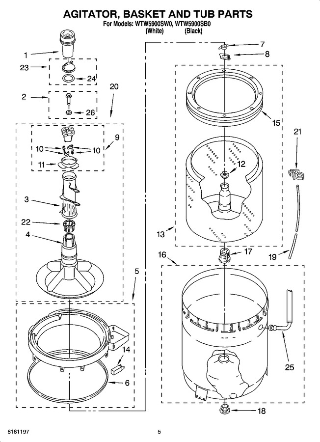 Diagram for WTW5900SB0