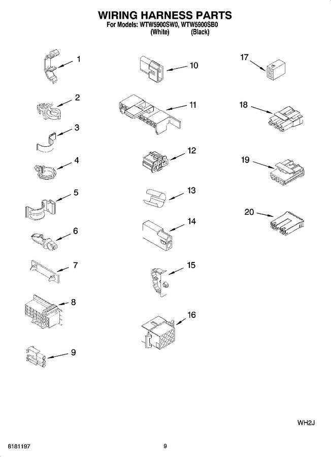 Diagram for WTW5900SB0