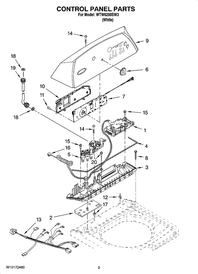 Diagram for WTW6200SW3