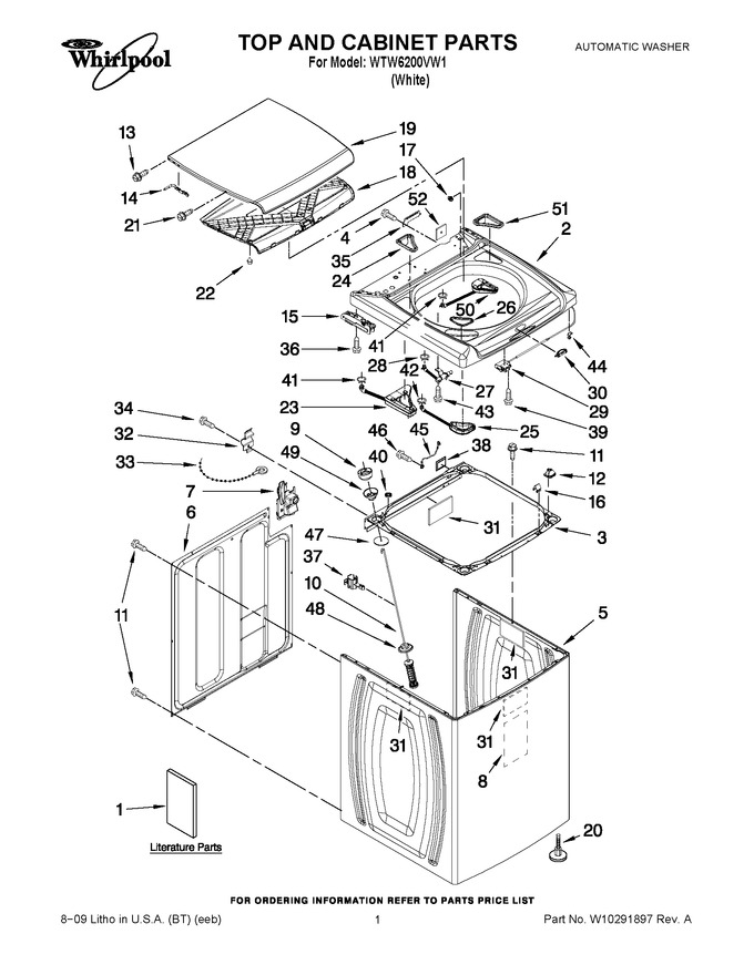Diagram for WTW6200VW1