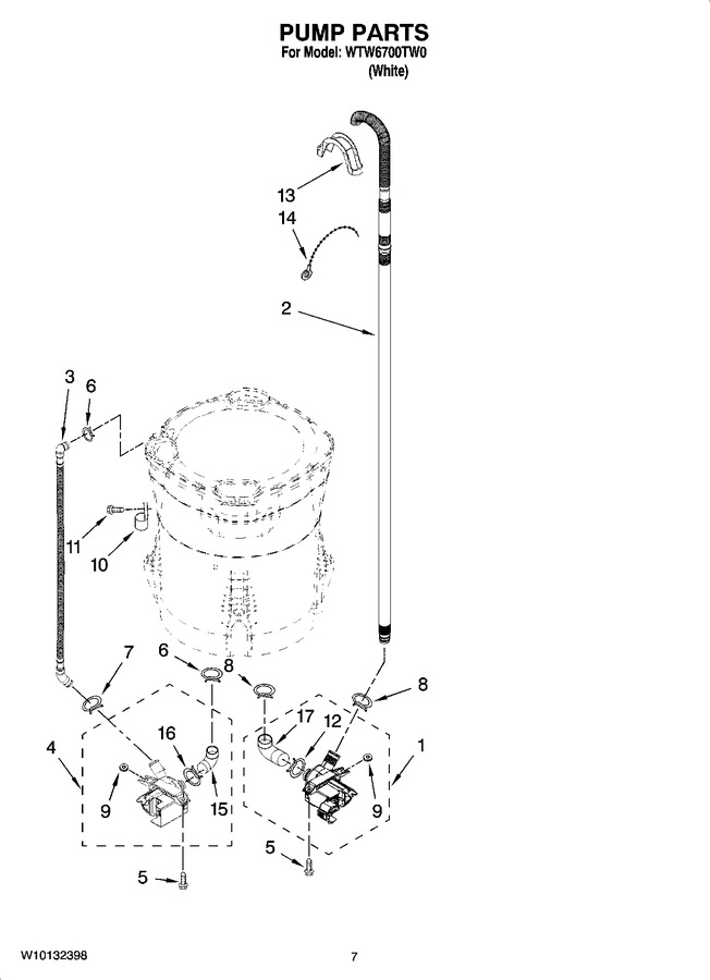 Diagram for WTW6700TW0