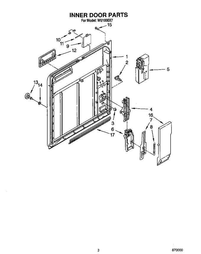 Diagram for WU1000X7