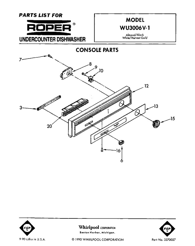 Diagram for WU3006V1