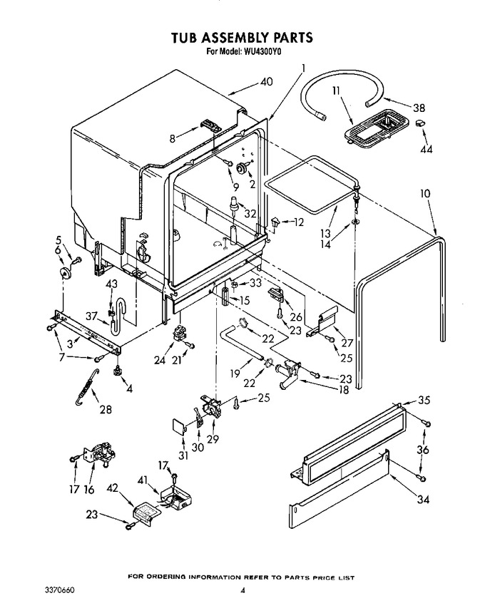 Diagram for WU4300Y0