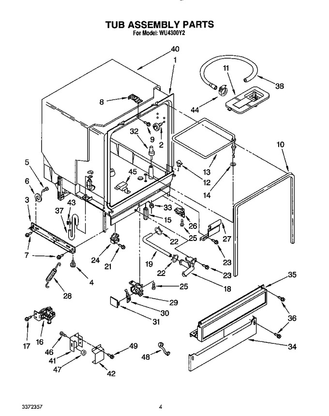 Diagram for WU4300Y2